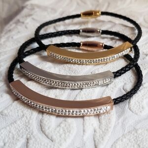 Lesa Michele Swarovski Bracelet Set